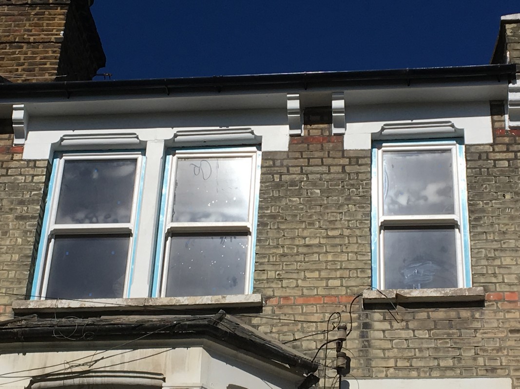 New uPVC sash windows fitted on Victorian terrace in Forest Gate
